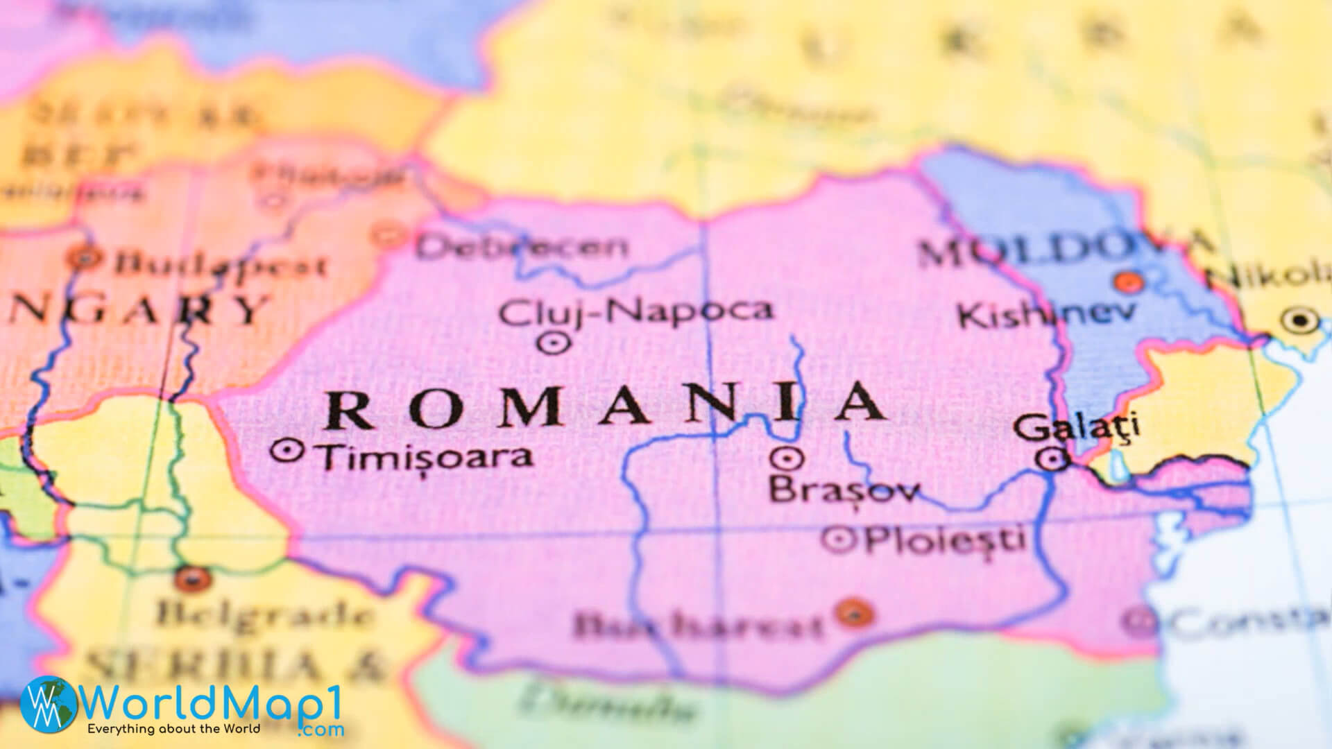 Carte Roumanie Transylvanie